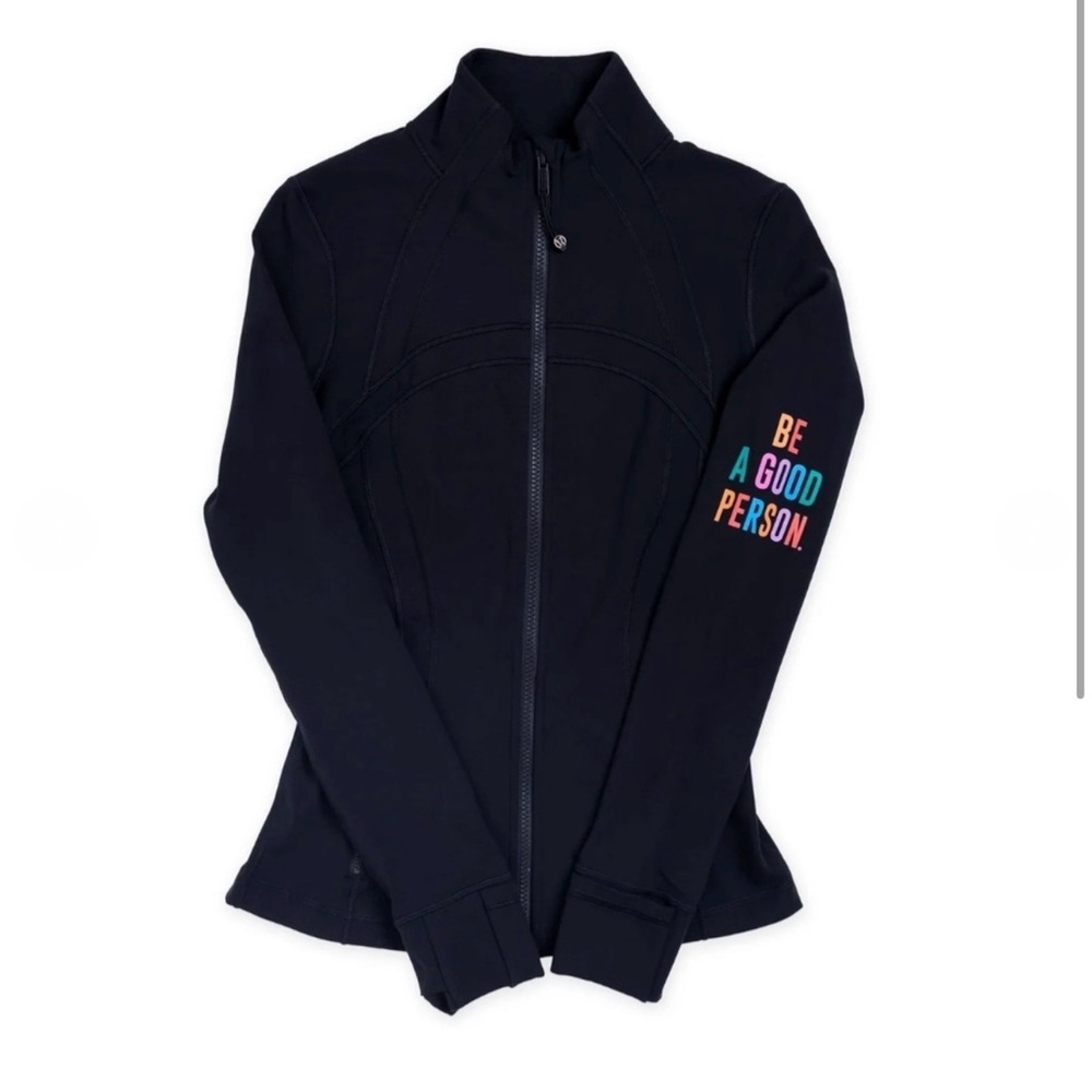 Lululemon Define Jacket - Be A Good Person - size 12